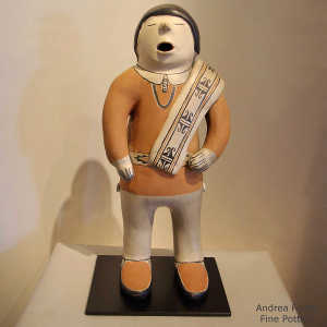 Standing Night Crier figure with a custom stand