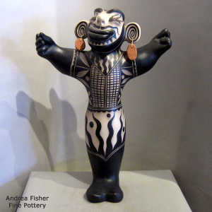 One-legged standing circus figure