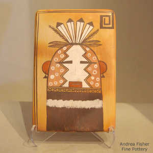 Katsina design on a tile