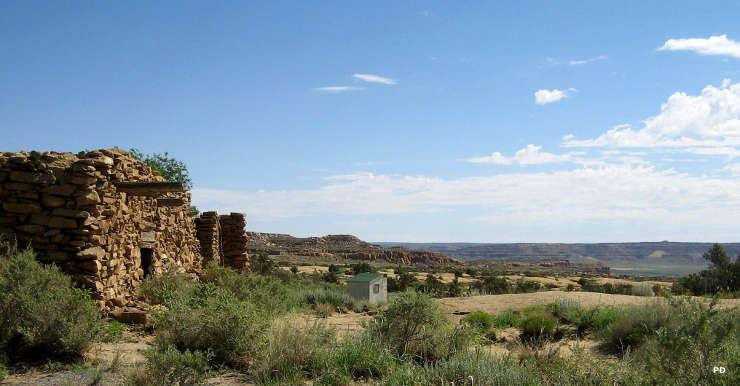 Photo taken at the edge of Old Oraibi on the Hopi Reservation