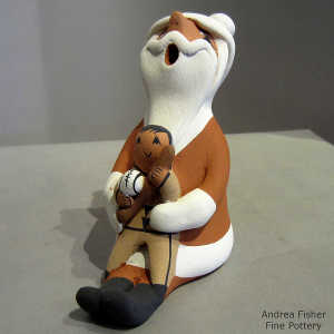 1 child on a Santa Claus storyteller