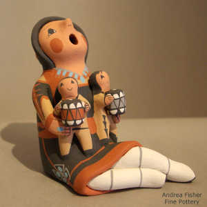 Two children on a Grandmother storyteller