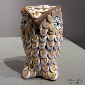 A polychrome Jemez owl