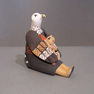 One child on an eagle storyteller