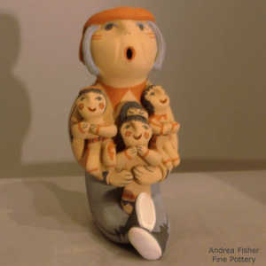 4 children on a grandfather storyteller