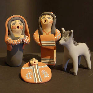 Four pieces in a nacimiento