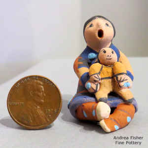 1 child on a miniature grandmother storyteller