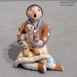 1 child on a miniature grandmother storyteller