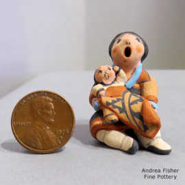 1 child on a miniature grandmother storyteller