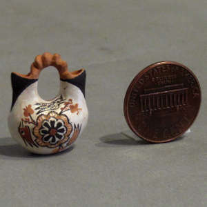 Tiny polychrome wedding vase