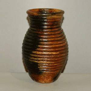 Coils showing on the outside, smoothed on the inside