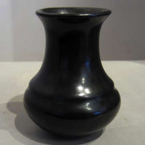 Polished black jar