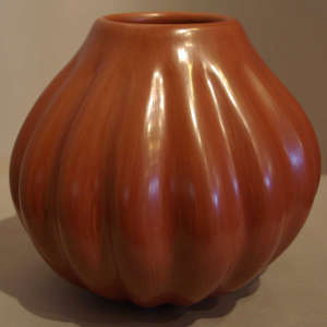 Red melon jar