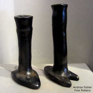 Black candlestick holders