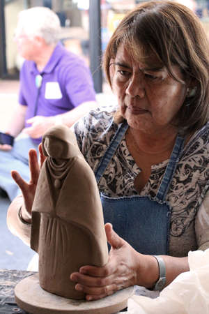 Maxine Toya Photo of Maxine Toya at work