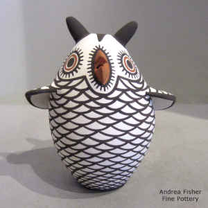 Polychrome Zuni owl figure