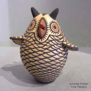 Polychrome Zuni owl