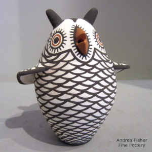 Polychrome Zuni owl