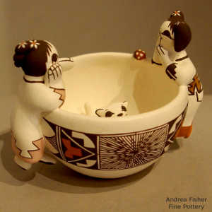 Cat inside a friendship bowl