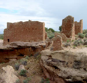 Closeup of Hovenweep Castle