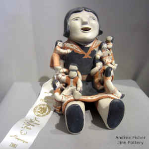8 children on a grandmother storyteller, earned 3rd place ribbon at the New Mexico State Fair in 1981