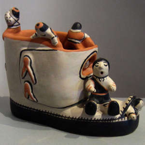 Storyteller on a mocassin