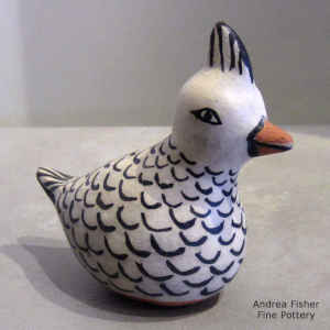 Polychrome chicken figure