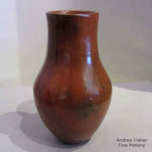 Brown jar with fire clouds