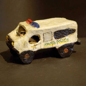 Dineh folk art: Dineh Police van