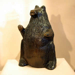 Brown bear figure