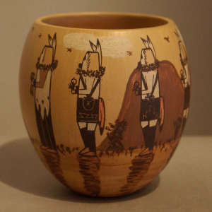 Day Chant design on a polychrome cup