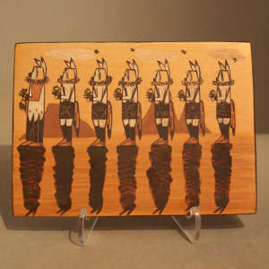 Day Chant dancers on a polychrome tile