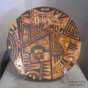 Multiple Hopi motifs on a polychrome plate