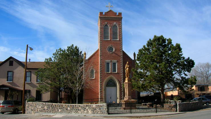 A view of san Juan Bautista Church, built in 1913