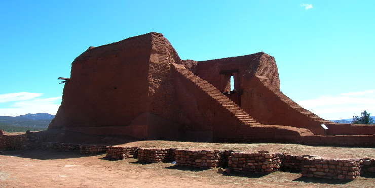 Pecos Pueblo mission church