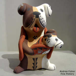 A puppy on a dog storyteller