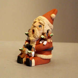 6 children on a Santa storyteller