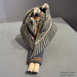 2 children on an eagle storyteller