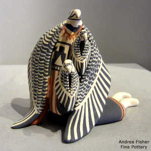 2 children on an eagle storyteller