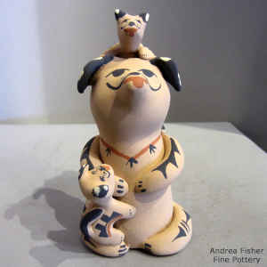 2 pups on a canine storyteller