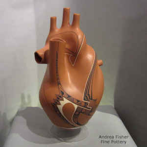 Click to see a larger version Geometric design on a polychrome organic shape