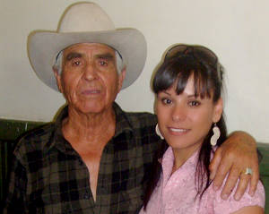 Laura Bugarini with Juan Quezada