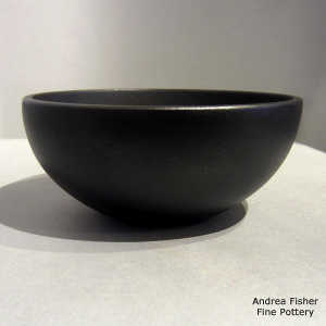 Black micaceous bowl