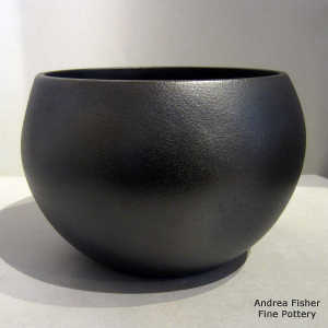 Black micaceous bowl