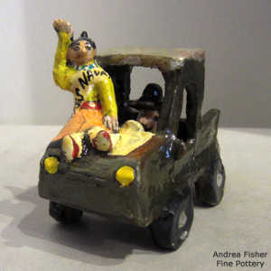 Miss Navajo Nation touring on a truck