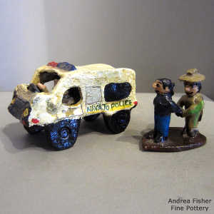 Navajo Police making an arrest