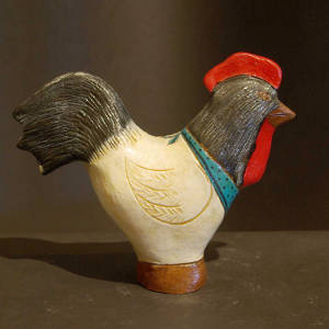 Folk art rooster