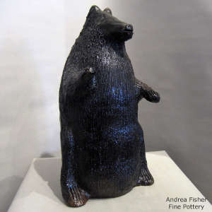 Formed brown bear figure