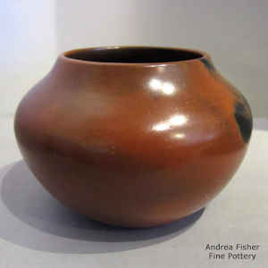 Fire clouds on a brown jar