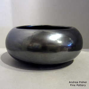 Polished black bowl